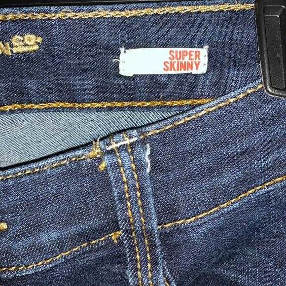 Arizona Super Skinny Jeans - Dark Wash - Average - Picture 7 of 8